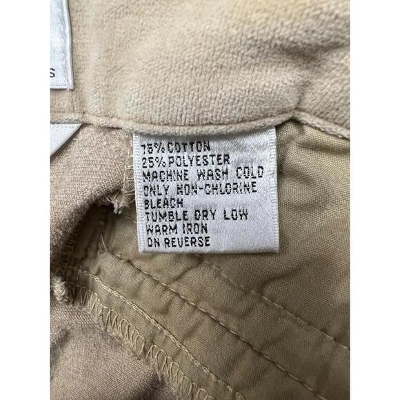 Talbots Corduroy Straight Leg Chino Pants Womens Petite 16 Casual Khaki - Picture 12 of 12